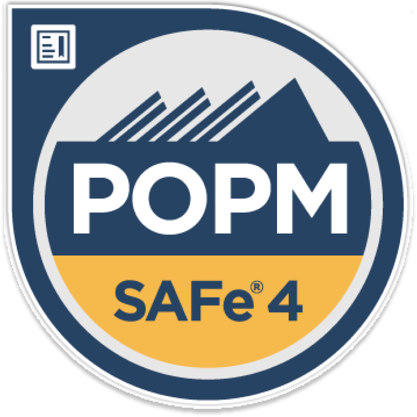 SAFe 4 POPM Certificate